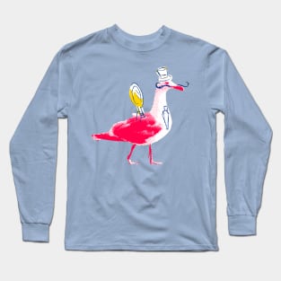 Absurd Narcissistic Seagull Long Sleeve T-Shirt